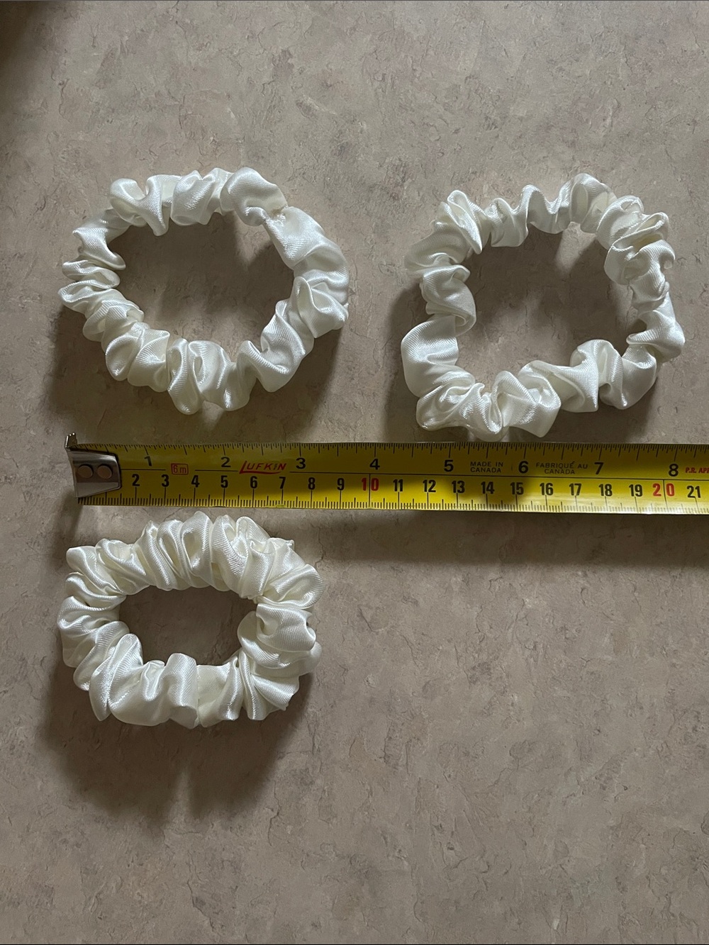 Brand New, Satin Hair Scrunchie Set - 3 Pack - Picture 3 of 5
